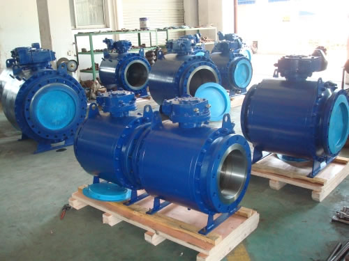 API 3PC Flanged Trunnion Mounted Ball Valve