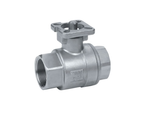 2PC Ball Valve with ISO5211 Mounting Pad