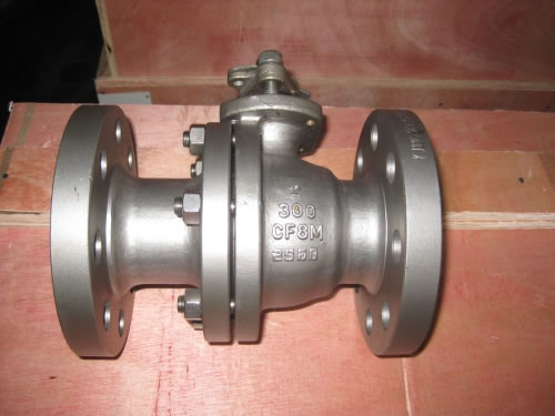 API 2PC Flanged Floating Ball Valve