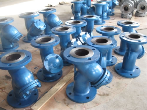 API Cast Steel Flanged Y Strainer