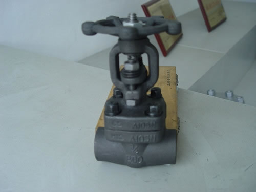 Threaded Ditempa Baja Gate Valve