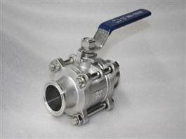 3PC Clamp Type Ball Valve