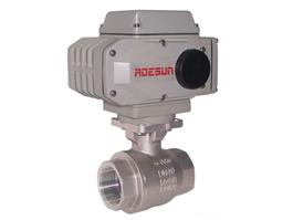 2PC Threaded Ball Valve with Electric Actuator